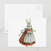  konijn briefkaart (Voorkant / Achterkant)