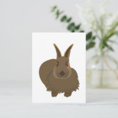 Konijn Bunny Briefkaart (Staand voorkant)