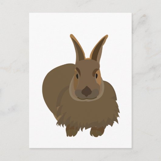 Konijn Bunny Briefkaart (Voorkant)