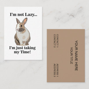 Konijn Bunny Dier Pet Whisperer Visitekaartje