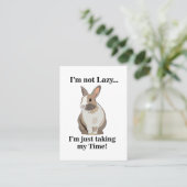 Konijn Bunny Dierenhuisdierfluisteraar Visitekaartje (Staand voorkant)