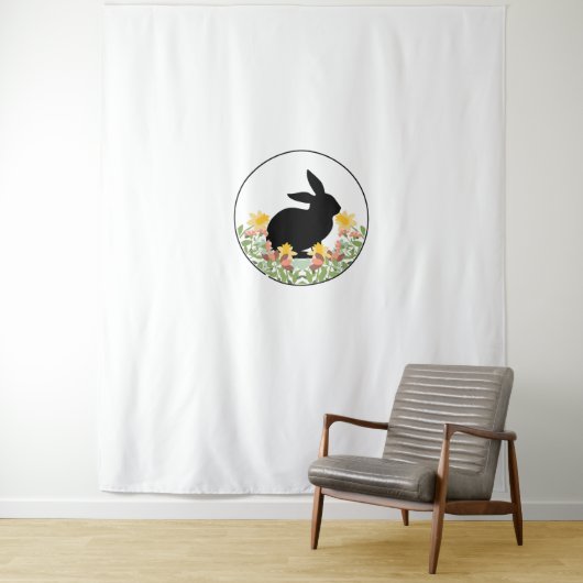 Konijn - Bunny Schattige Wandkleed (In situ)