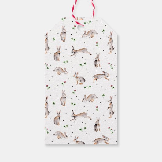 konijn cadeaulabel (Achterkant)