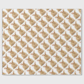 konijn cadeaupapier (Vlak)