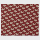 konijn cadeaupapier (Vlak)