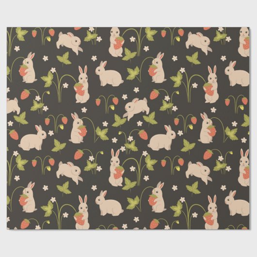 Konijn 🐇 cadeaupapier (Vlak)