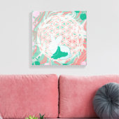 Konijn Canvas Afdruk (Insitu (Woonkamer))
