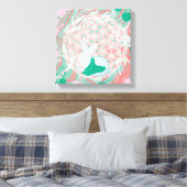 Konijn Canvas Afdruk (Insitu (Slaapkamer))