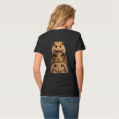 Konijn, Cavia & Hamster gelaagd T-shirt (Achterkant volledig)