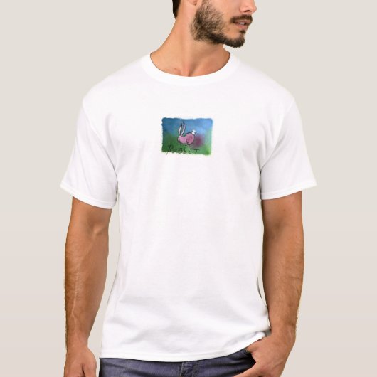 Konijn - Chinees bord T-shirt (Voorkant)