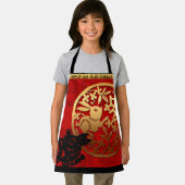 Konijn Chinese douane Nieuw Jaar Zodiac Birthday A Schort (Insitu)