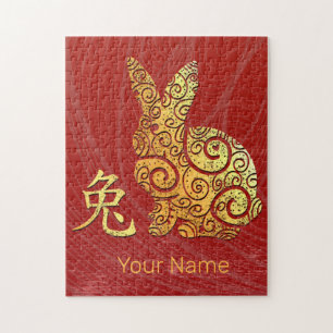 Konijn Chinese Zodiac Horoscoop sterrenbeeld Legpuzzel