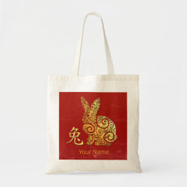 Konijn Chinese Zodiac Horoscoop sterrenbeeld Tote Bag
