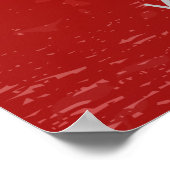 Konijn Chinese Zodiak Sign Golden Horoscope Poster (Hoek)