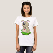 Konijn chocoladereep t-shirt (Voorkant volledig)