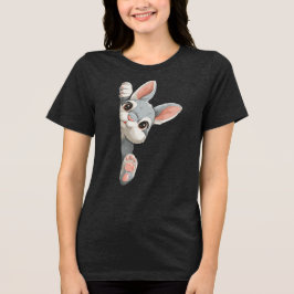 Konijn dat Jou Bekijkt Tri-Blend Shirt