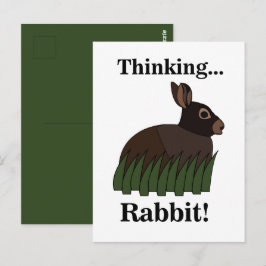 Konijn Dier Schattig Konijntje Briefkaart