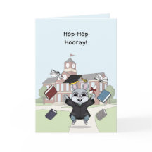 Konijn diploma kaart voor kinderen | “Hup-hup Hoer