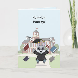 Konijn diploma kaart voor kinderen | “Hup-hup Hoer