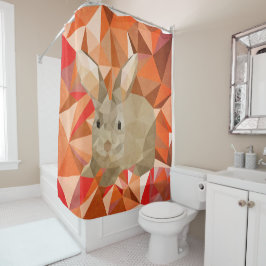 konijn douchegordijn