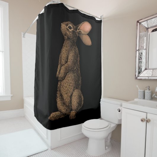 konijn douchegordijn (In situ)