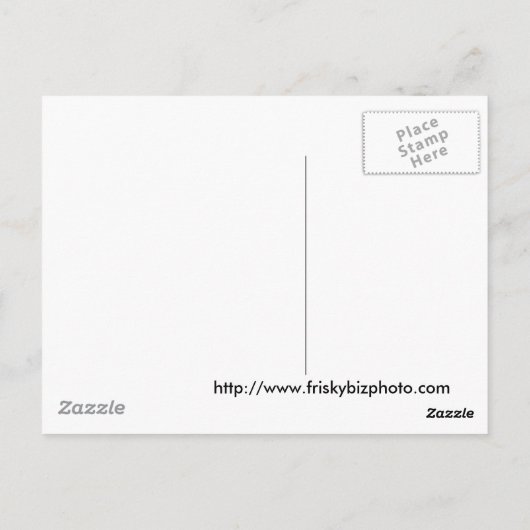 Konijn Eating Snowman's Nose Briefkaart (Achterkant)