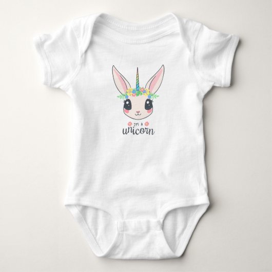 Konijn Eenhoring T-Shirt (Voorkant)