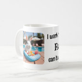 Konijn eigenaar huisdier konijn cadeau koffiemok (Voorkant links)