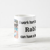 Konijn eigenaar huisdier konijn cadeau koffiemok (Center)