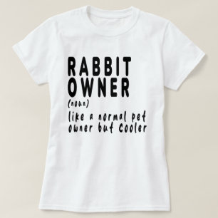 Konijn Eigenaar, konijn, konijn, schattig, grappig T-shirt
