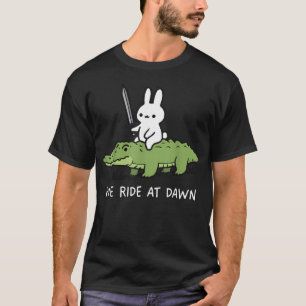 Konijn En Alligator Middeleeuwse Quirky T-shirt