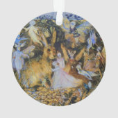 Konijn en fairies  sprookkunst. ornament (achterkant)