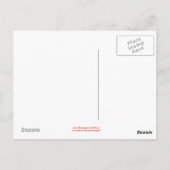 Konijn en hart - Briefkaart (Achterkant)