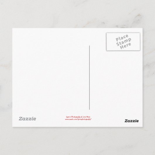 Konijn en hart - Briefkaart (Achterkant)