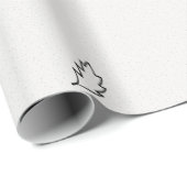 KONIJN EN KERSTBOOM DOODLE ONTWERP GIFT WRAP CADEAUPAPIER (Rol Hoek)