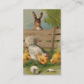  konijn en kippen visitekaartje (Achterkant)