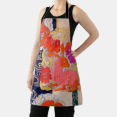 Konijn en Lopend Water, Japans Ontwerp Schort (Insitu)