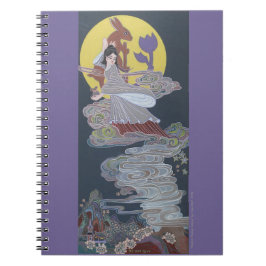 Konijn en maan Godin Notitieboek