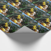 Konijn- en paaseieren cadeaupapier (Hoek)