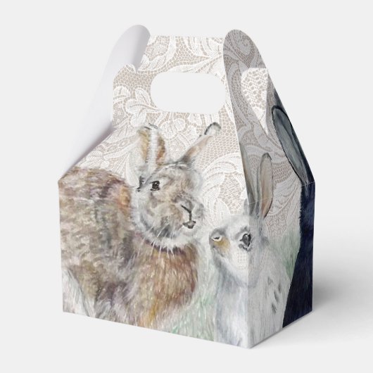  konijn- en paasfeest bedankdoosjes (Achterkant)