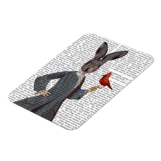 Konijn en vogel 2 magneet (Linkerzijde)