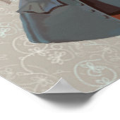 Konijn en vogel poster (Hoek)