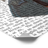 Konijn en vogel poster (Hoek)