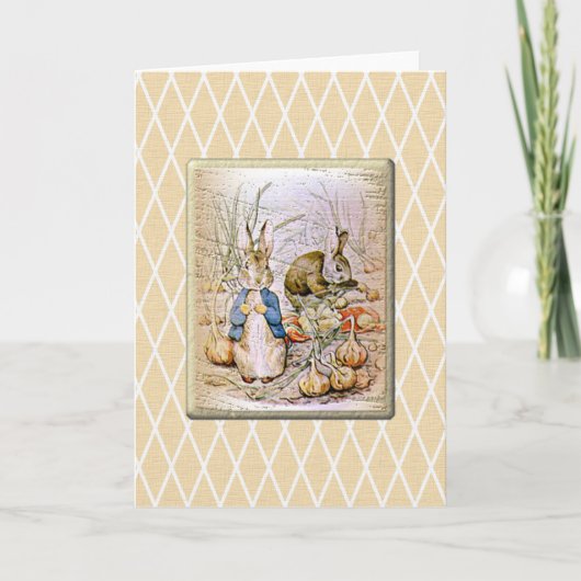 Konijn en vrienden kaart (Voorkant)