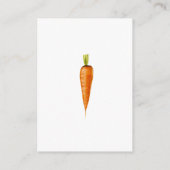 Konijn en wortel - display douche informatiekaartje (Achterkant)