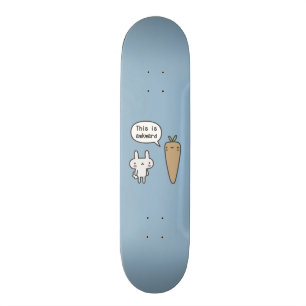 Konijn en wortel skateboard