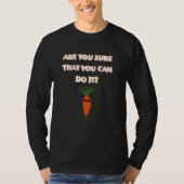 Konijn en wortel t-shirt (Voorkant)