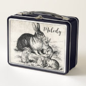  Konijn Familie Illustratie, Baby Bunnies (Voorkant)