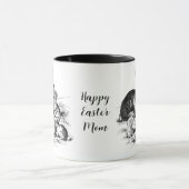  Konijn Familie Illustratie, Baby Bunnies Mok (Midden)