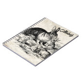  Konijn Familie Illustratie, Baby Bunnies Notitieboek (Linkerzijde)